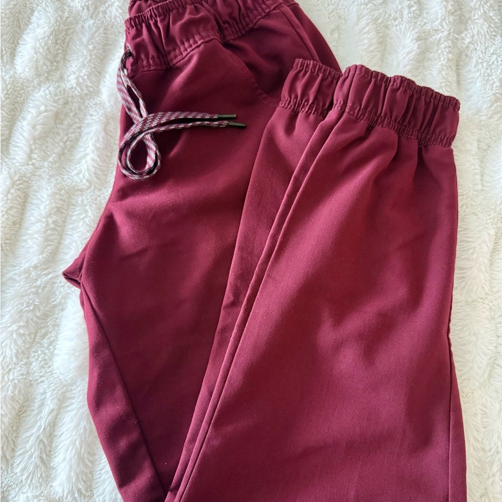 Jaanuu Women's 5-Pocket Skinny Scrub Jogger